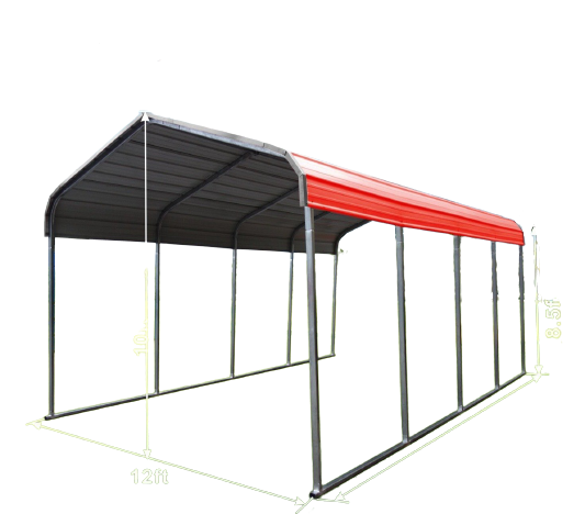 Golden Mount Classic Steel Carport