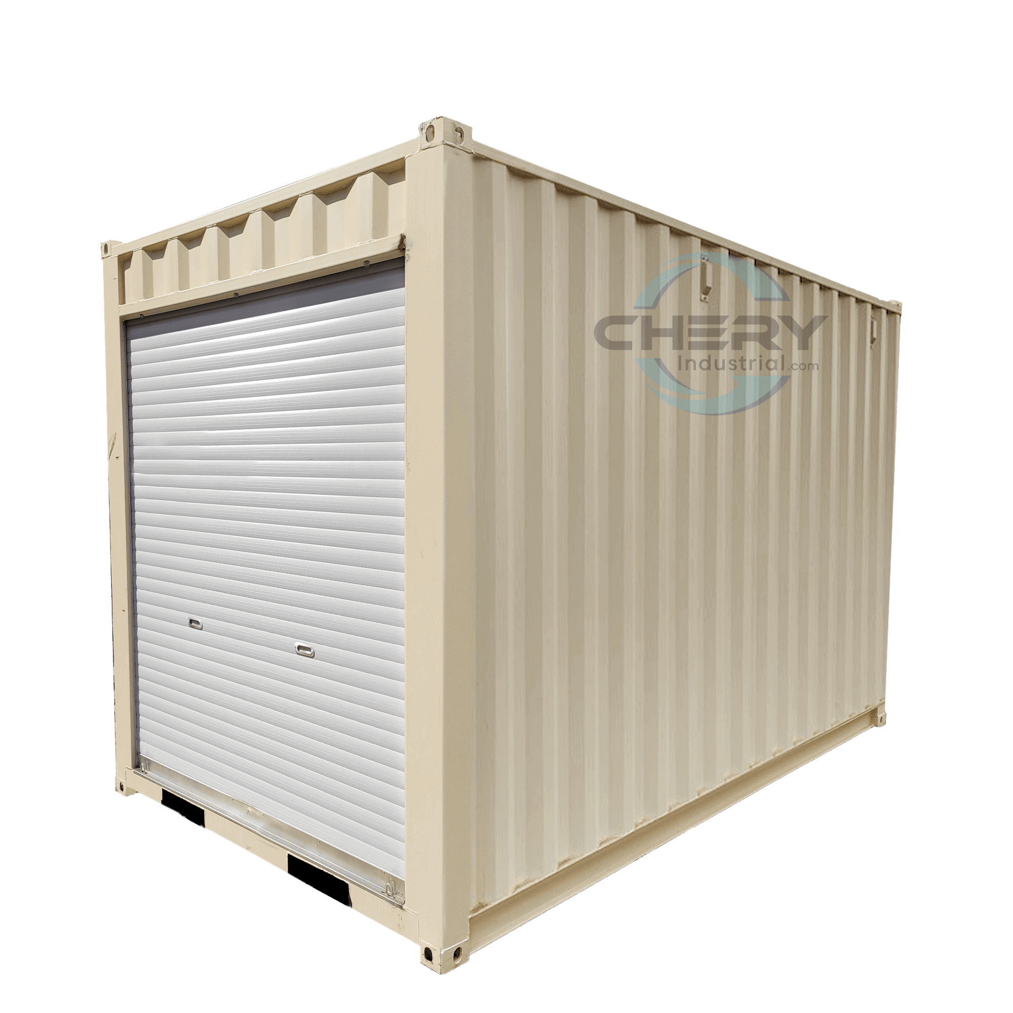 12' Small Cubic Shipping Container, Rollup Door