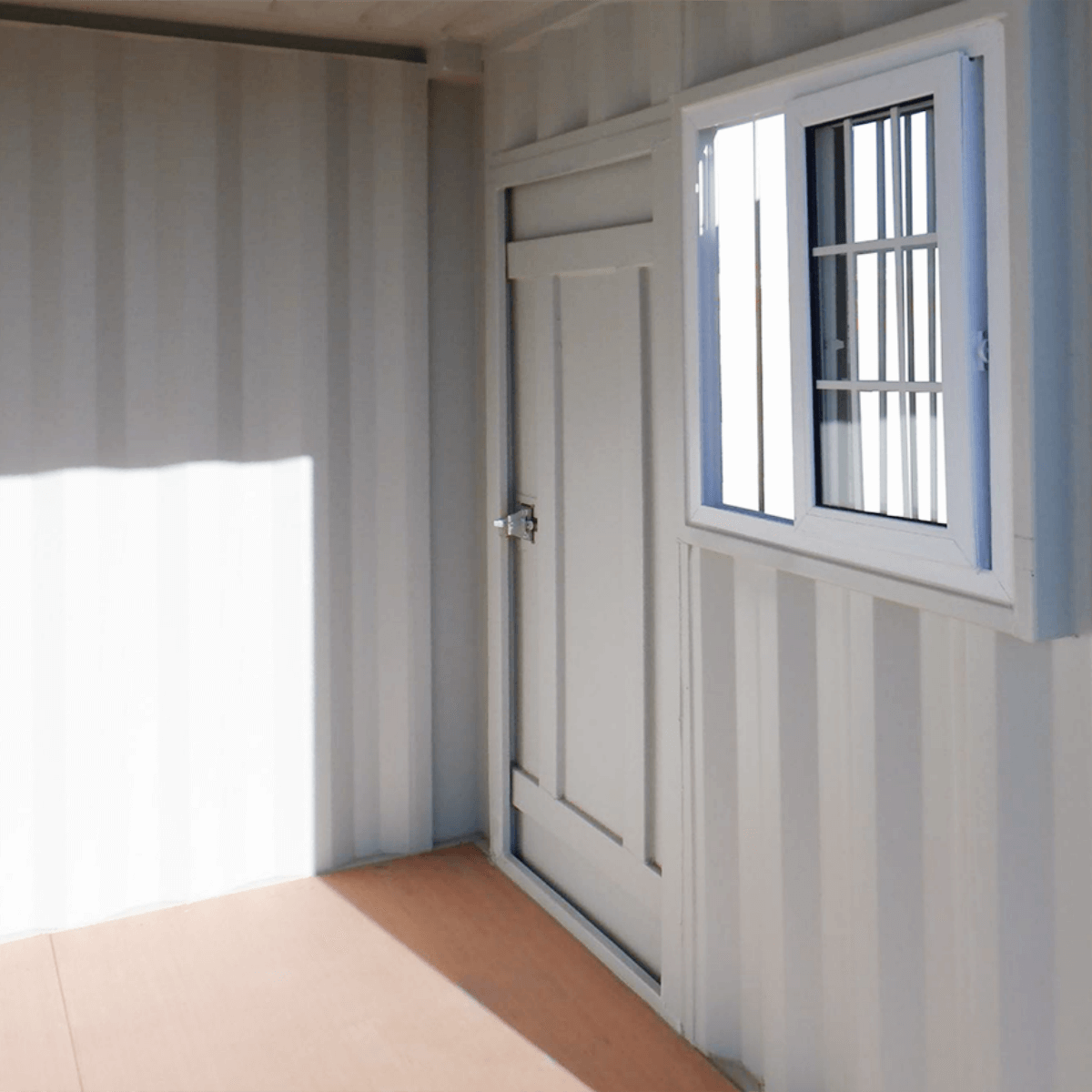 12' Small Cubic Shipping Container, Rollup Door