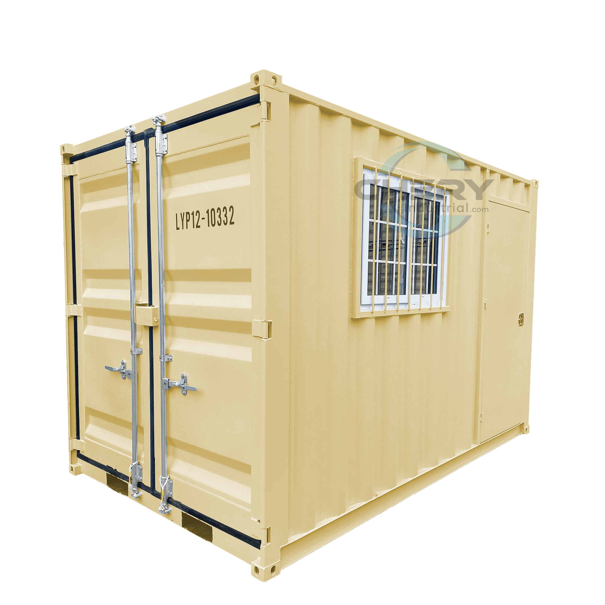 12' Small Cubic Shipping Container#style_standard door