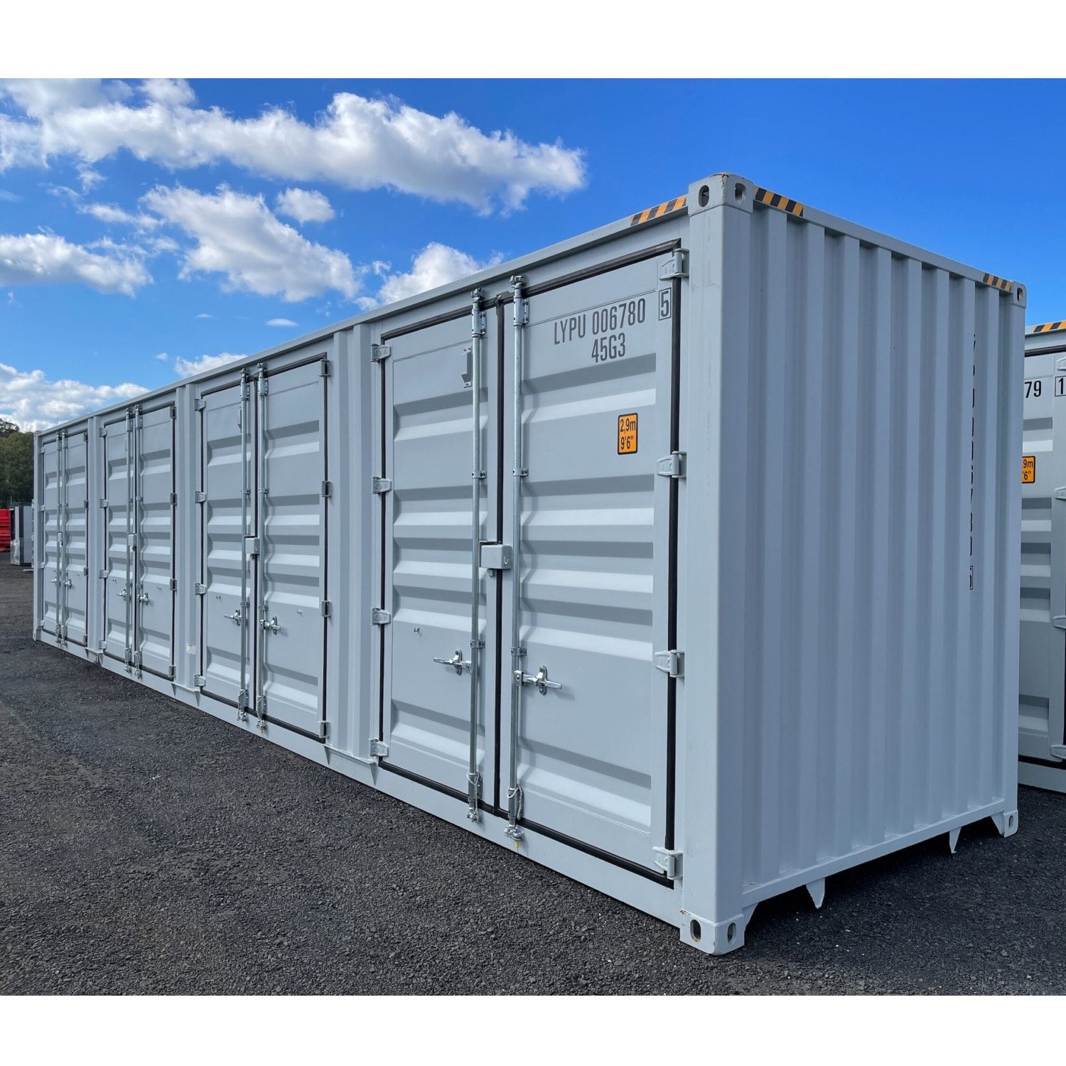 40ft High Cube Container with 4 Side Doors