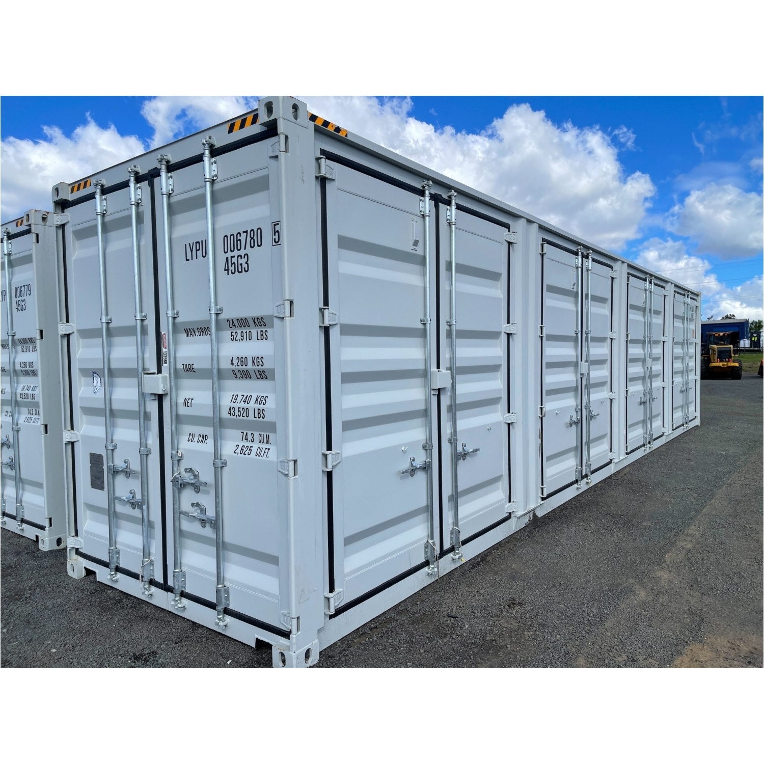 40ft High Cube Container with 4 Side Doors