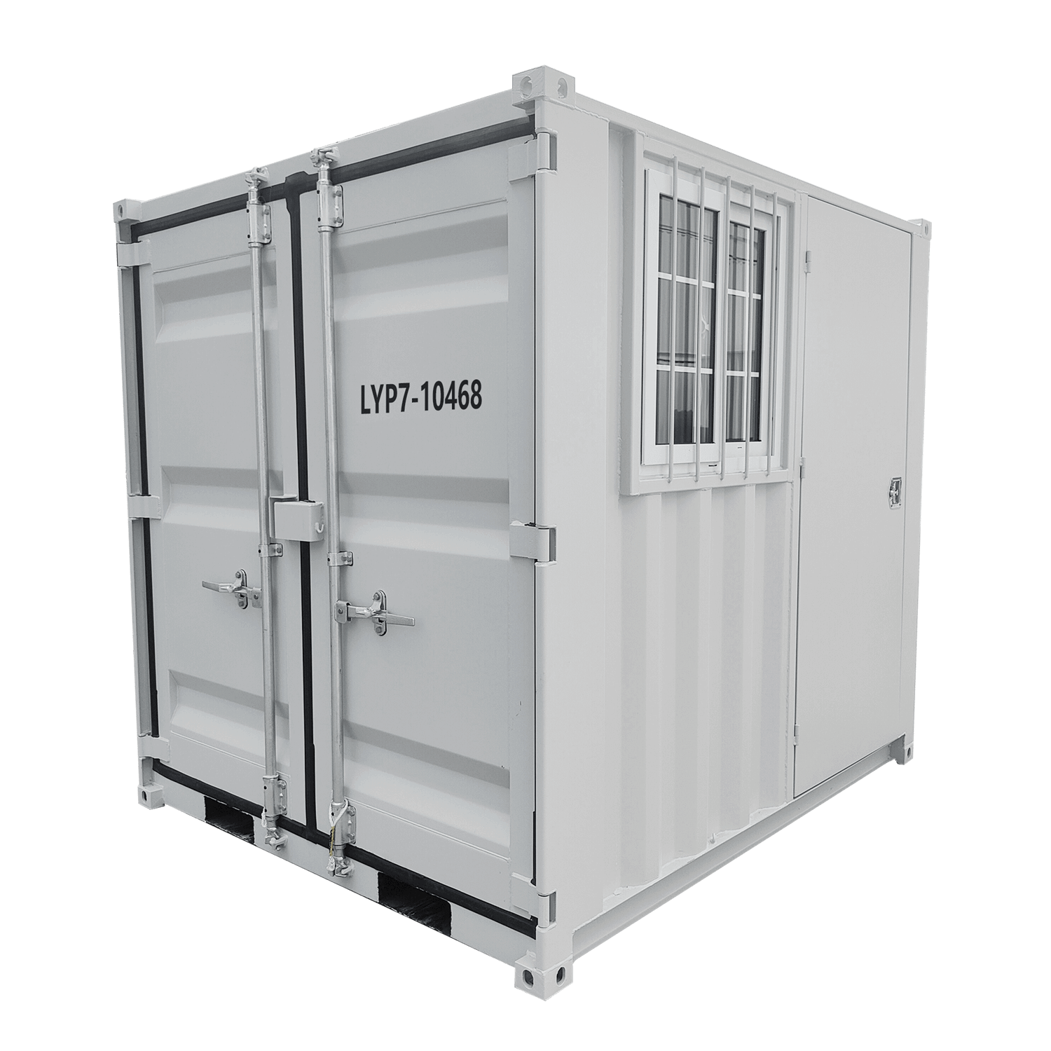 7ft Small Cubic Shipping Container#color_light grey