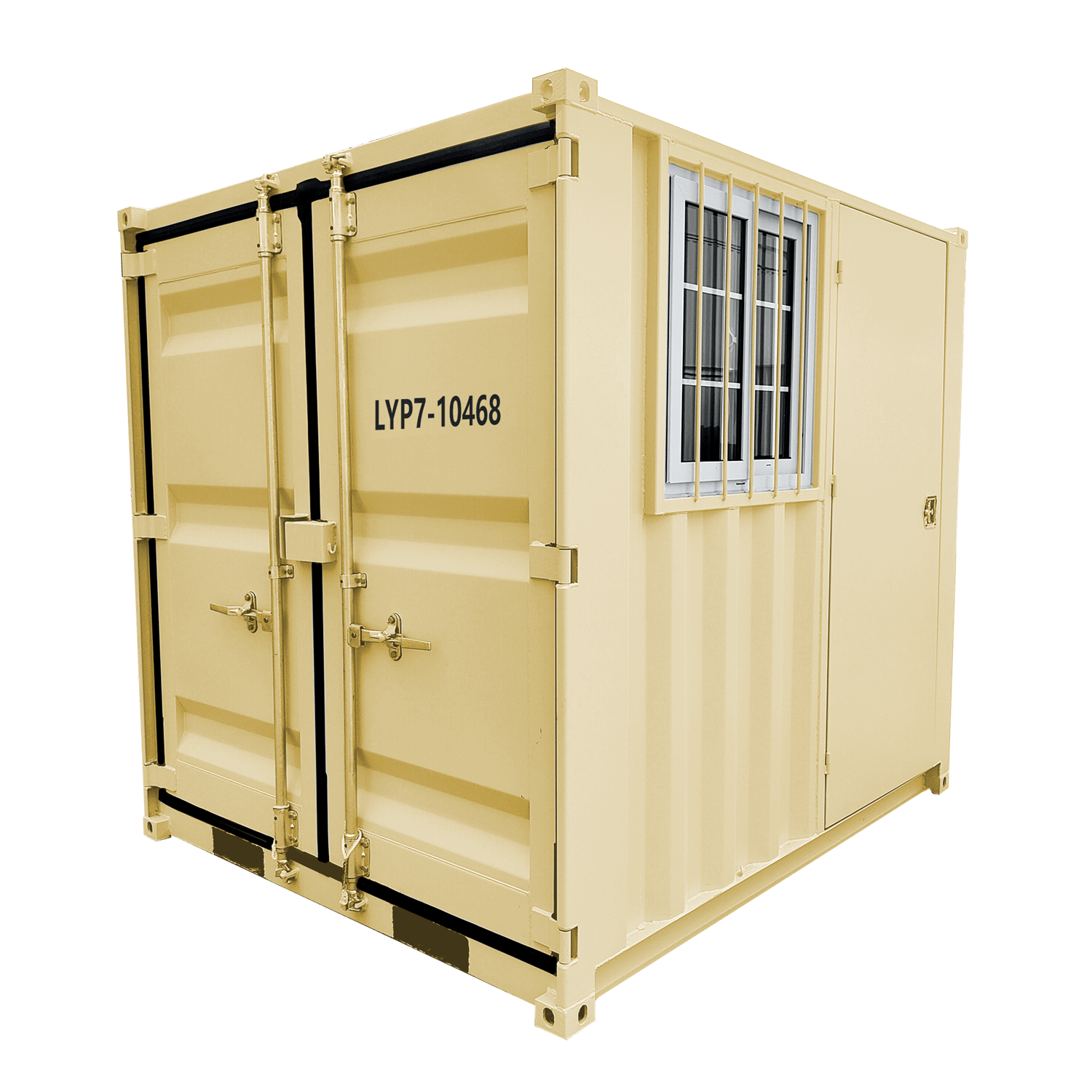 7ft Small Cubic Shipping Container#color_beige