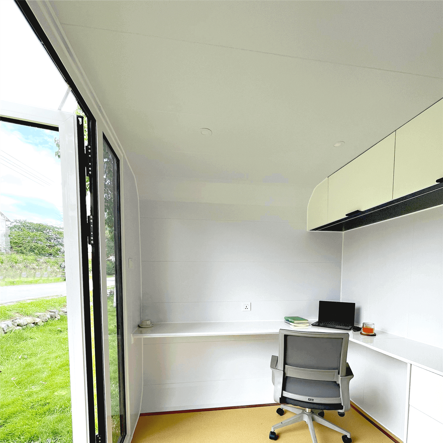 Modern Tiny Office Apple Cabin 10ft