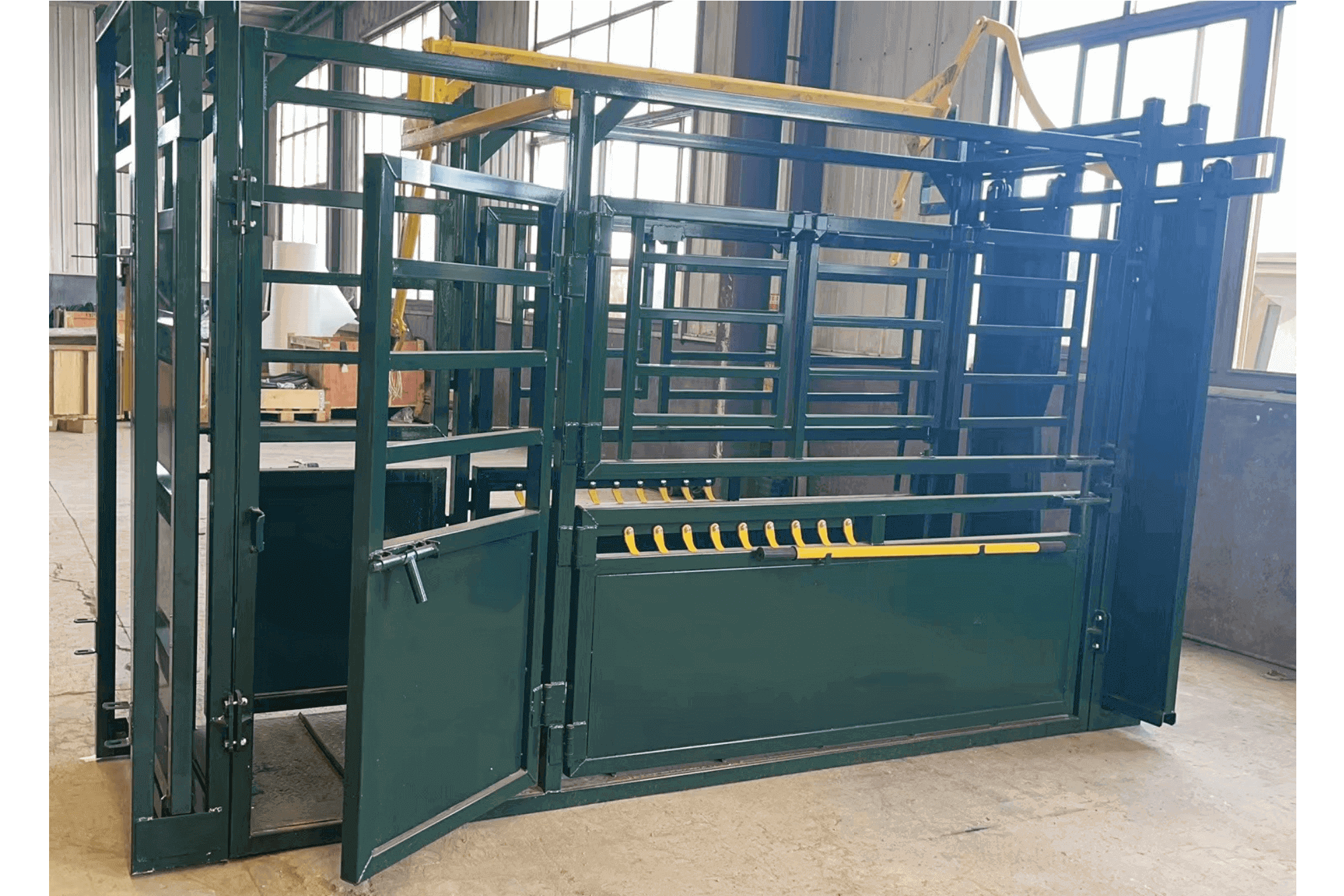 Cattle Squeeze Chute Manual Headgate