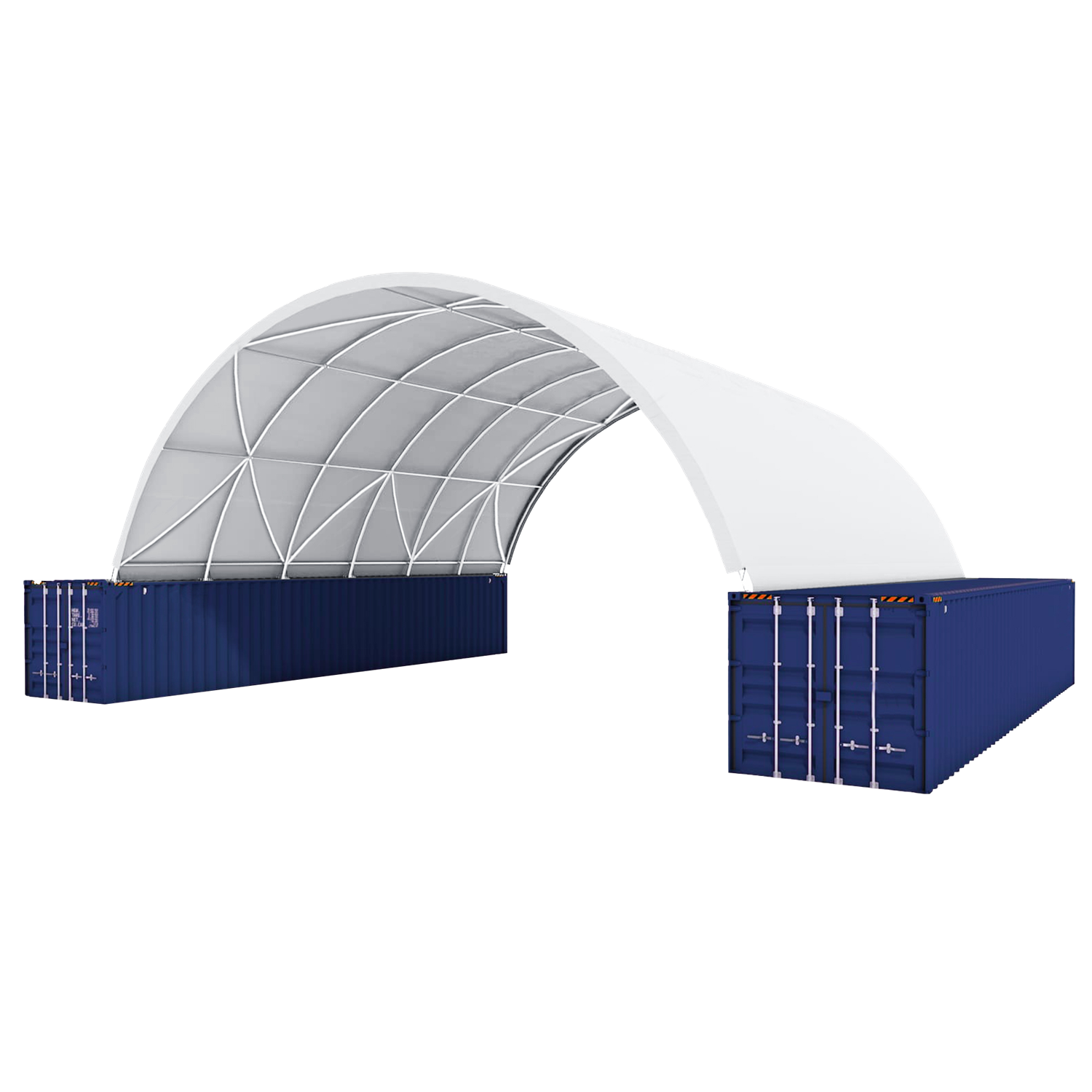 Gold Mountain Shipping Container Canopy Shelter 40'x40'x13'