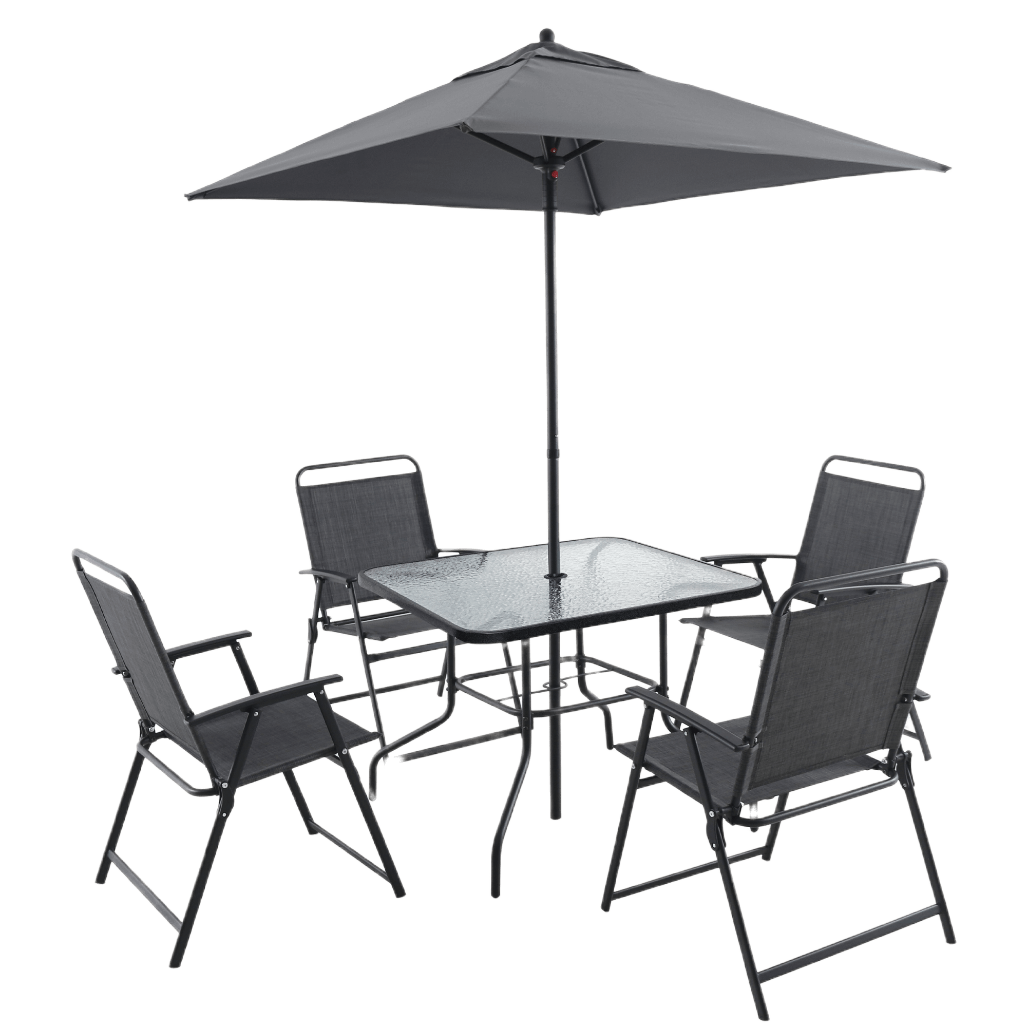 Chery Industrial Sling Folding Dining Set