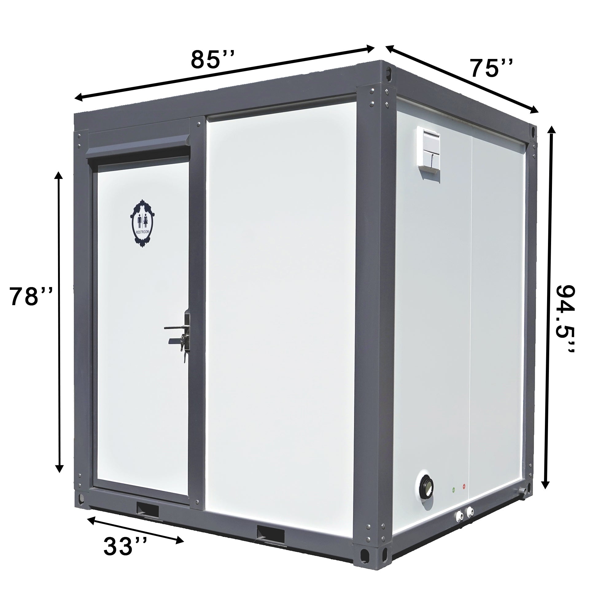 Bastone Portable Restroom w/ Showers