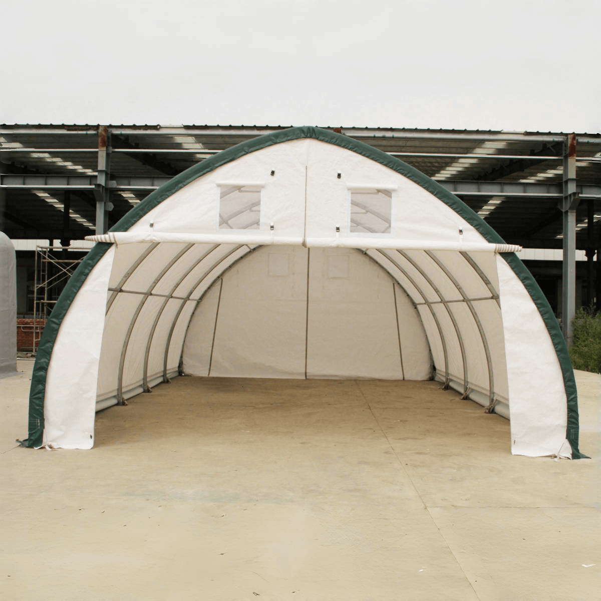 Single Truss Arch Storage Shelter W20'xL30'xH12'