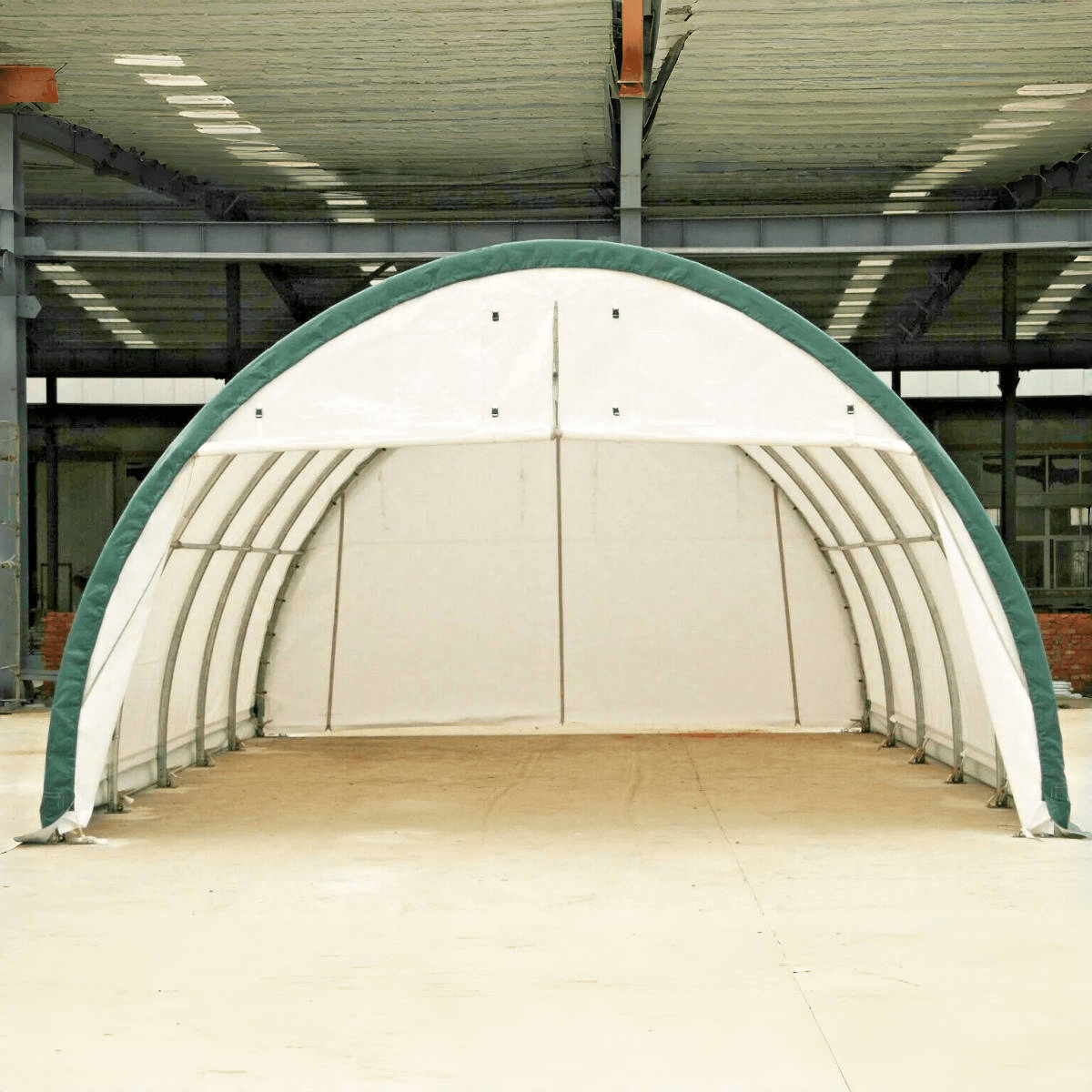 Single Truss Arch Storage Shelter W20'xL30'xH12'