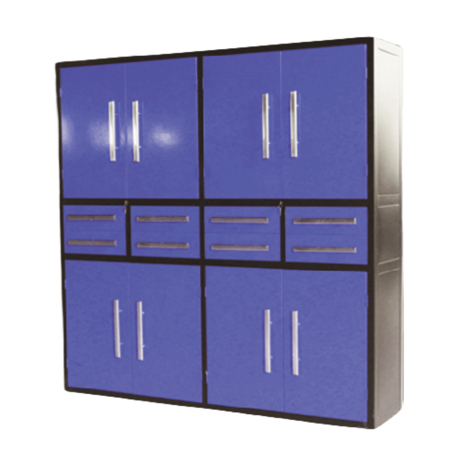 7ft Storage Cabinet (8 Drawers & 8 Cabinets)#color_blue