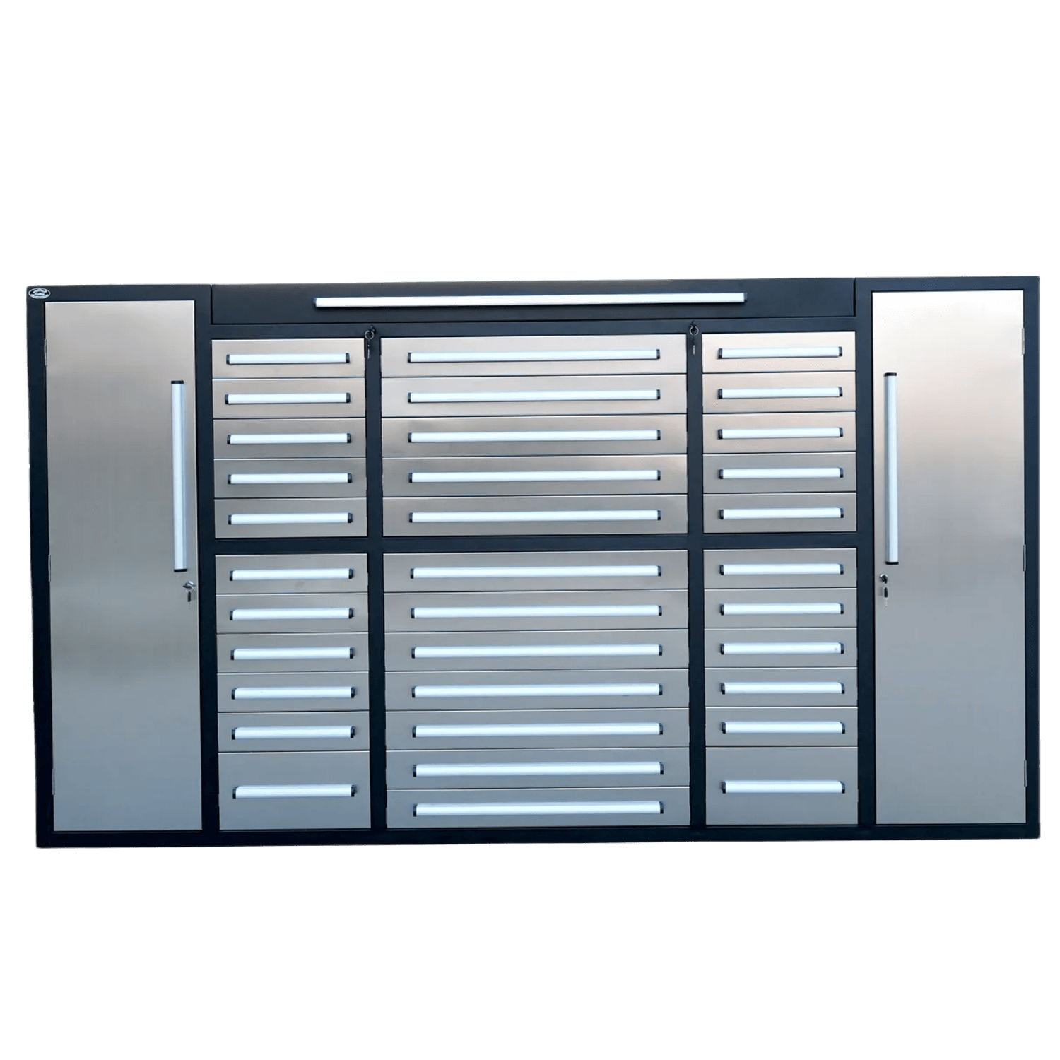 Steelman 9ft Storage Cabinet (34 Drawers)